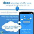 Introducing the Tochtech-supported new doze mobile app to be available Dec 15